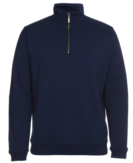 Picture of JB's Adults C of C Brass 1/2 Zip Sweat Cotton/Polyester